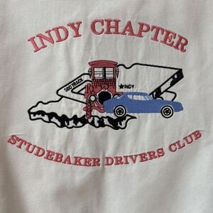 Indy Chapter Studebaker Drivers Club Tan Zip-up Jacket XXL